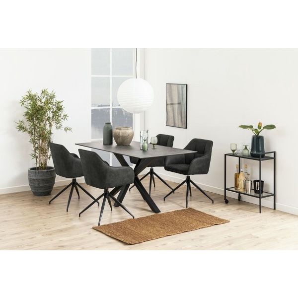 Krzesło Brenda antracytowe - ACTONA